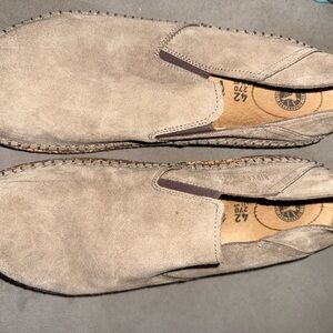 Birkenstock Slip-On Suede Shoes - Taupe